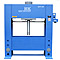 200 Ton H Frame hydraulic press showing safety features 